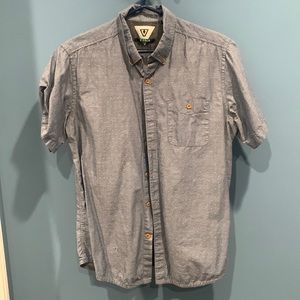 Mens Medium button down shirt vissla